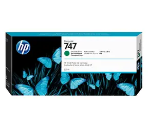 HP 747 chromaticky zelená / Inkoustová kazeta / DesignJet Z9 / 300 ml