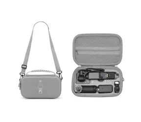 DJI Osmo Pocket 4P šedé / Pouzdro / nylon, EVA / ramenní popruh