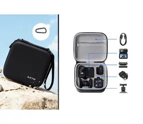Stablecam PU pouzdro pro DJI Osmo Nano Standard Combo černá / Pouzdro / PU, Lycra / 16 × 15 × 6 cm