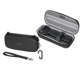 DJI Osmo Pocket 4P černá / Pouzdro / kožené / voděodolné / sametová podšívka