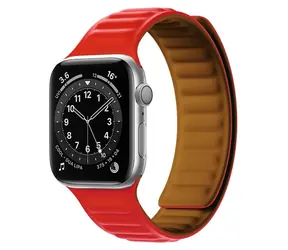 Hurtel Magnetic Strap červená / Řemínek / Apple Watch 41 mm / Magnetické zapínání