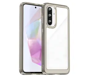 Hurtel Outer Space poloprůhledná, černý rámeček / Ochranný kryt / Gelový rámeček / Samsung Galaxy A26