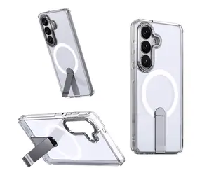 Hurtel Hybrid Armor X čirá / Zadní kryt / Samsung Galaxy A36/A37 / Stojánek / MagSafe