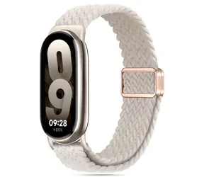 Tech-Protect NylonMag Strap béžová / Řemínek / nylonový / Xiaomi Smart Band 8, 8 NFC, 9, 9 NFC