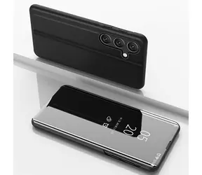 Hurtel Clear View Case Samsung Galaxy A36 černá / Flipové pouzdro / Průhledové okénko