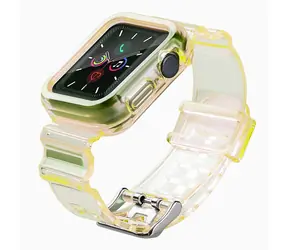 Hurtel Silicone Strap Set žlutá / Řemínek / Apple Watch 40 mm / Silikonový