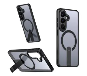 Hurtel Hybrid Armor X černá / Kryt / Samsung Galaxy A36 / A37 / Stojánek / MagSafe