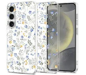 Tech-Protect FlexAir Case Daisies with Leaves / Kryt / Samsung Galaxy S25