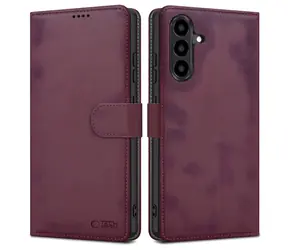 Tech-Protect Wallet Case bordová / Pouzdro peněženkové / Samsung Galaxy A36, A56, A37 5G
