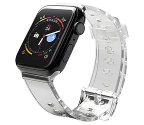 Hurtel Silicone Strap 42/44 mm černá / Řemínek pro Apple Watch / Silikonový