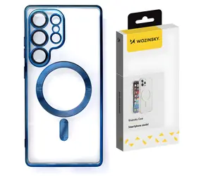 Wozinsky Electroplated MagSafe modrá / Zadní kryt / Samsung Galaxy S24 FE / MagSafe