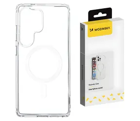 Wozinsky Ultra Clear kryt s MagSafe pro Samsung Galaxy S25 čirý / Kryt / Magnetický (MagSafe) / Průhledný