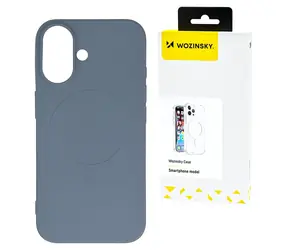 Wozinsky Silicone Case šedá / Kryt na mobil / silikonový / magnetický MagSafe / Samsung Galaxy S25+