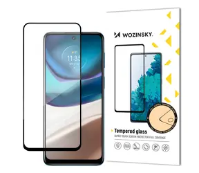 Wozinsky Full-Cover Ochranné tvrzené sklo pro Motorola Moto G42 černá / Lepení přes celý displej