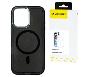 Wozinsky Glitter Case černá / Kryt / Samsung Galaxy S25 / MagSafe