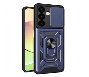 Hurtel Hybrid Armor Camshield pro Xiaomi POCO C65/Redmi 13C modrá / Pouzdro na telefon / Odolné / Kryt fotoaparátu