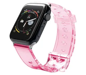 Hurtel Silicone Strap Light červená / Řemínek / Apple Watch 42/44 mm / Silikonový