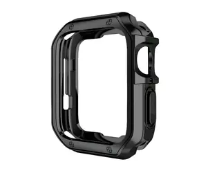 Hurtel Soft Strong černá / Pouzdro / pro Apple Watch 42 mm (Series 1/2/3)