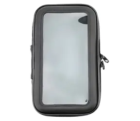 Hurtel Voděodolný držák telefonu na kolo/motorku XL černý / Držák na mobil / univerzální / max. telefon 165×80 mm