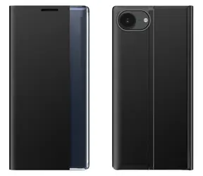 Hurtel Sleep Case černá / Flipové pouzdro se stojánkem / Apple iPhone 16e, 17e