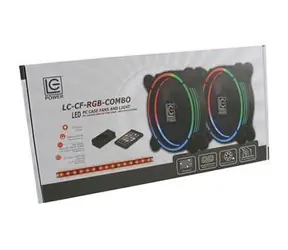 LC-Power LC-CF-RGB-COMBO / Sada RGB ventilátorů a LED osvětlení / pro PC skříň