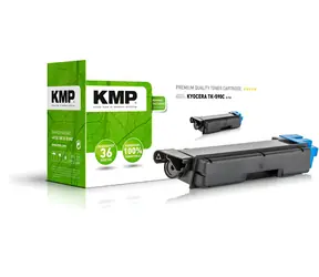 KMP TK-590C remanufactured azurová / Toner / pro Kyocera FS-C5250DN, Ecosys P6026cdn / 5000 stran