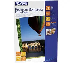 Epson Premium Semigloss / Fotopapír / 10x15 cm / 50 listů / 251 g/m2