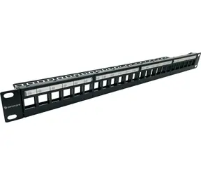 Conexpro Patch panel modulární 24 portů / Patch panel / 19" / 1U / neosazený