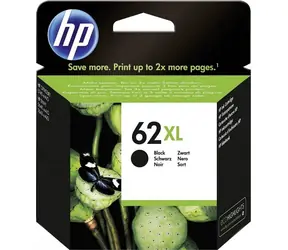 HP 62XL / Inkoustová náplň / černá / C2P05AE