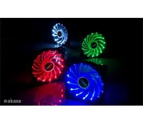 Akasa Vegas AK-FN091-BL modrá / Ventilátor / 120 mm / LED