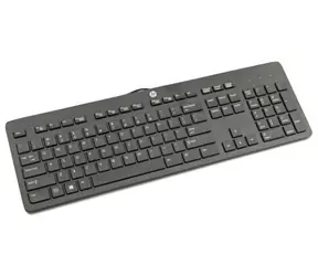 HP USB Slim Business Keyboard černá / Drátová klávesnice / USB