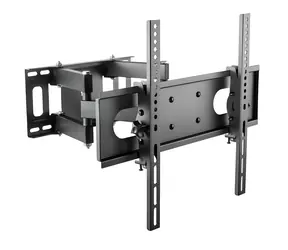 Gembird WM-55ST-04 černá / Držák TV na stěnu / 32"-55" / full-motion / do 35 kg