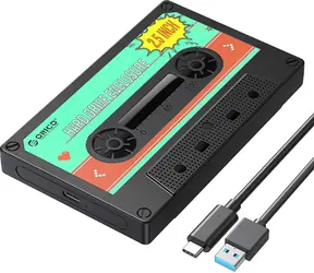 Orico 2580C3-V1-BK-EP černá / Externí box / 2,5" SATA / USB-C / 6 Gbit/s