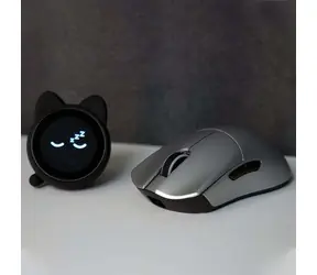 WLMouse HUAN stříbrná / Herní myš / optická / Omron switches