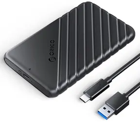 Orico 25PW1-C3-BK-EP černá / Box pro 2,5" HDD/SSD / SATA III / USB-C / 6 Gbit/s