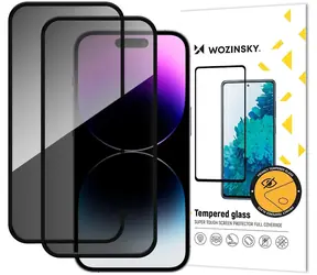 Wozinsky Privacy Glass iPhone 17 Pro Max / Ochranné sklo / Privacy filtr / 2 ks