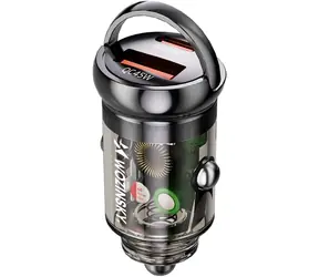 Wozinsky 65W černá / Autonabíječka / USB-C PD 65W / USB-A QC 3.0 45W