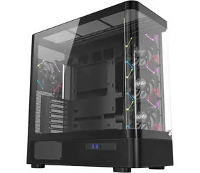 XYZ PC GEAR Quantum ARGB černá / PC skříň / ARGB podsvícení / ATX / E-ATX