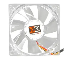 XigMatek Crystal 80mm zelená / Ventilátor / 80x80 mm / LED podsvícení
