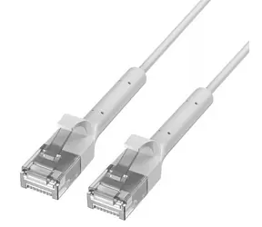 Extralink patch kabel Cat 6 U/FTP bílý / Patch kabel / RJ-45 / 2 m / 1 Gbit/s / ohnutý konektor