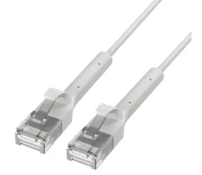 Extralink patch kabel Cat.6A U/FTP bílý, zalomený konektor, 3 m / Patch kabel / RJ-45 / měděné jádro