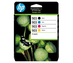 HP 903 multipack / Inkoustová kazeta / černá + CMY / 4 ks / pro OfficeJet 6950, Pro 6970
