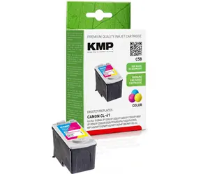 KMP C58 / Inkoustová náplň / barevná / alternativa Canon CL-41 / 155 stran