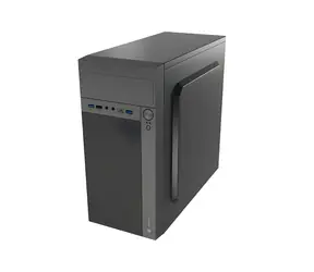 Natec HELIX černá / PC skříň / Micro-ATX / Mini-ITX / USB-C / bez zdroje