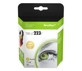 TB alternativní inkoust kompatibilní s Brother LC223 / 550 výtisků / 11 ml / žlutá