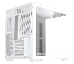 DarkFlash B275 bílá / Počítačová skříň / Mini tower / M-ATX, ITX / Tvrzené sklo / Bez zdroje