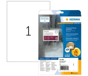 HERMA Outdoor etikety A4 bílé matné (4584) / Etikety / voděodolné / 210x297 mm / 10 ks