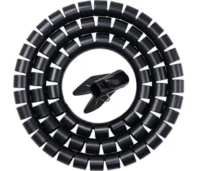 ZOY Kabelová spirála na kabely 28 mm / Organizér kabelů / Průměr 28 mm / Délka 5 m