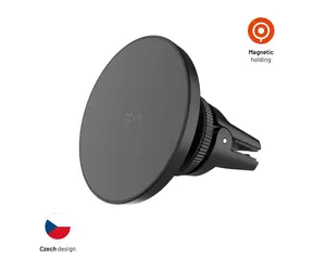 FIXED MagCircle černá / Držák do auta / Magnetický / MagSafe / Do ventilace