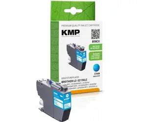 KMP LC3219XLC azurová / Inkoustová cartridge / kompatibilní Brother / XL / 1500 stran